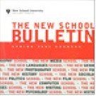 The New School Bulletin — New York, NY — Carlos Brillembourg Architects