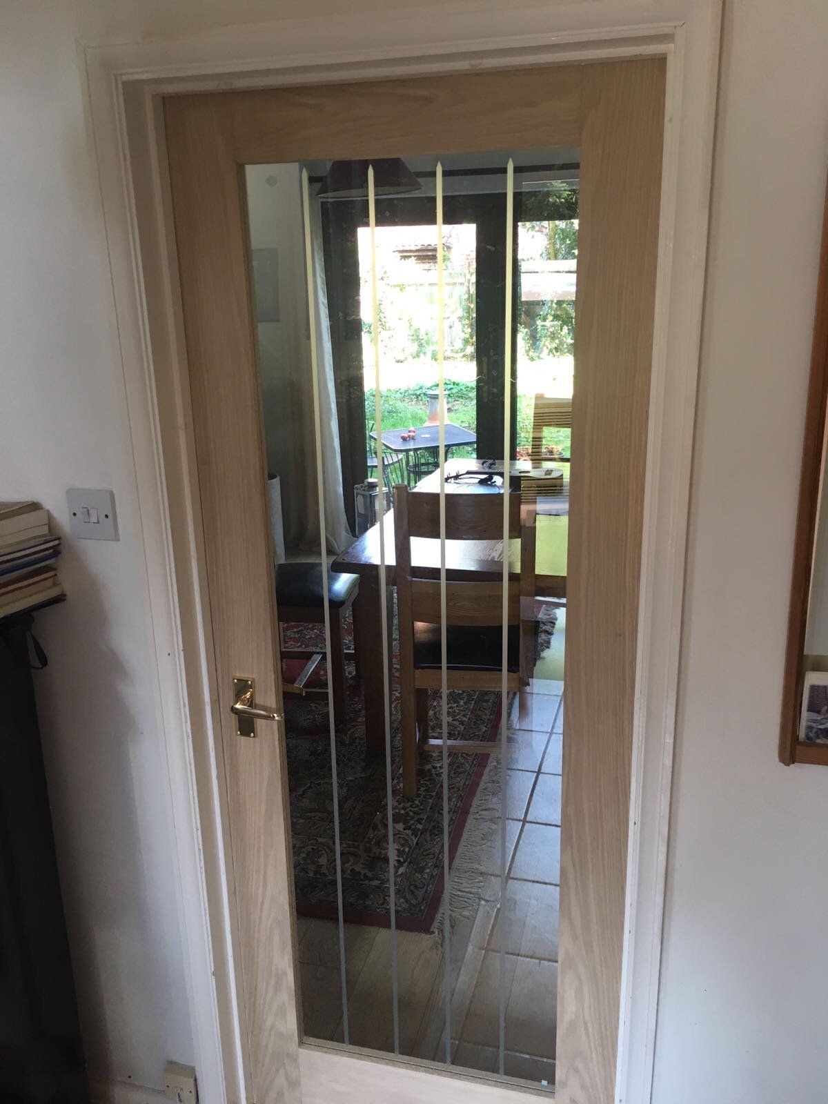 Genoa Oak glazed door in Burghfield