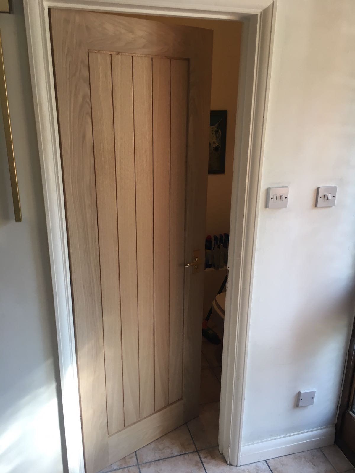 Genoa Oak door fitted in Burghfield