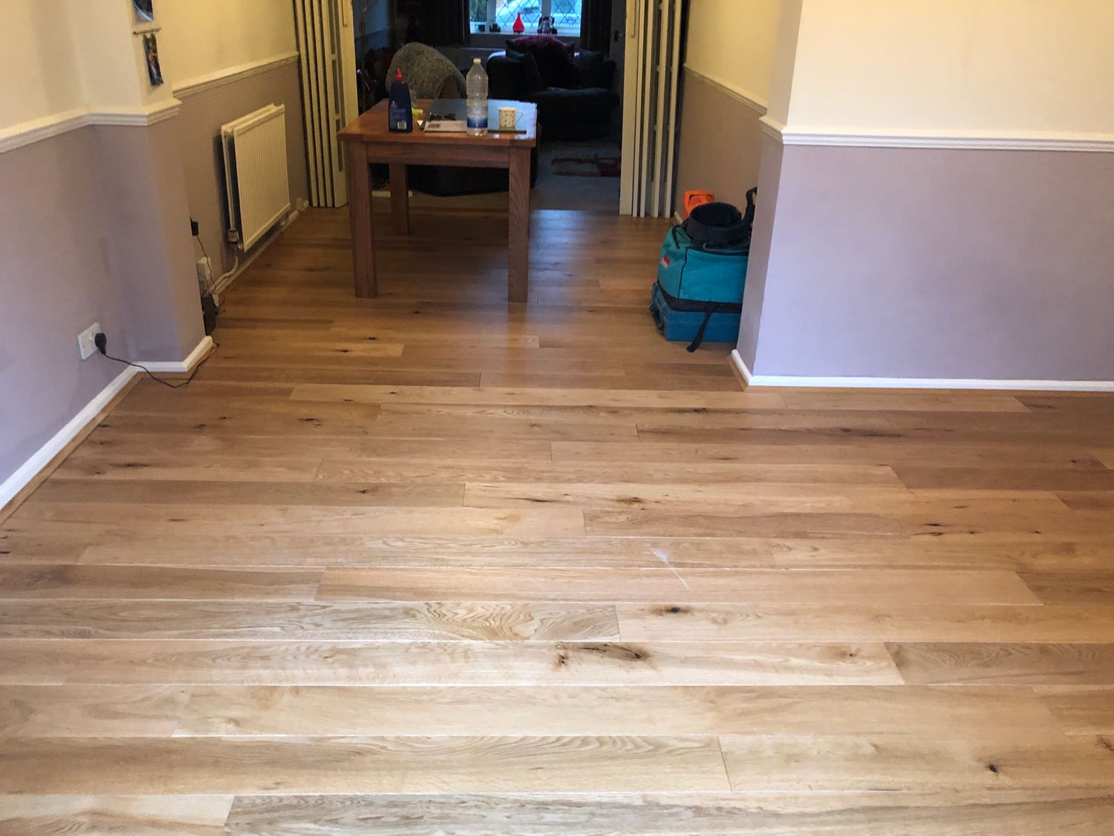 Engineered oak floor fitted in Theale