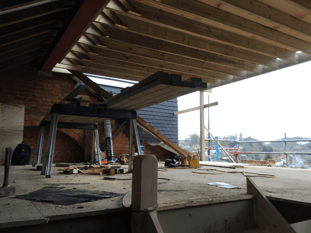 Large roof project in Reading