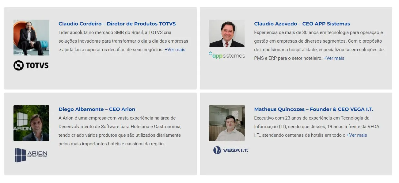 Uma colagem de quatro imagens de um homem de terno e gravata