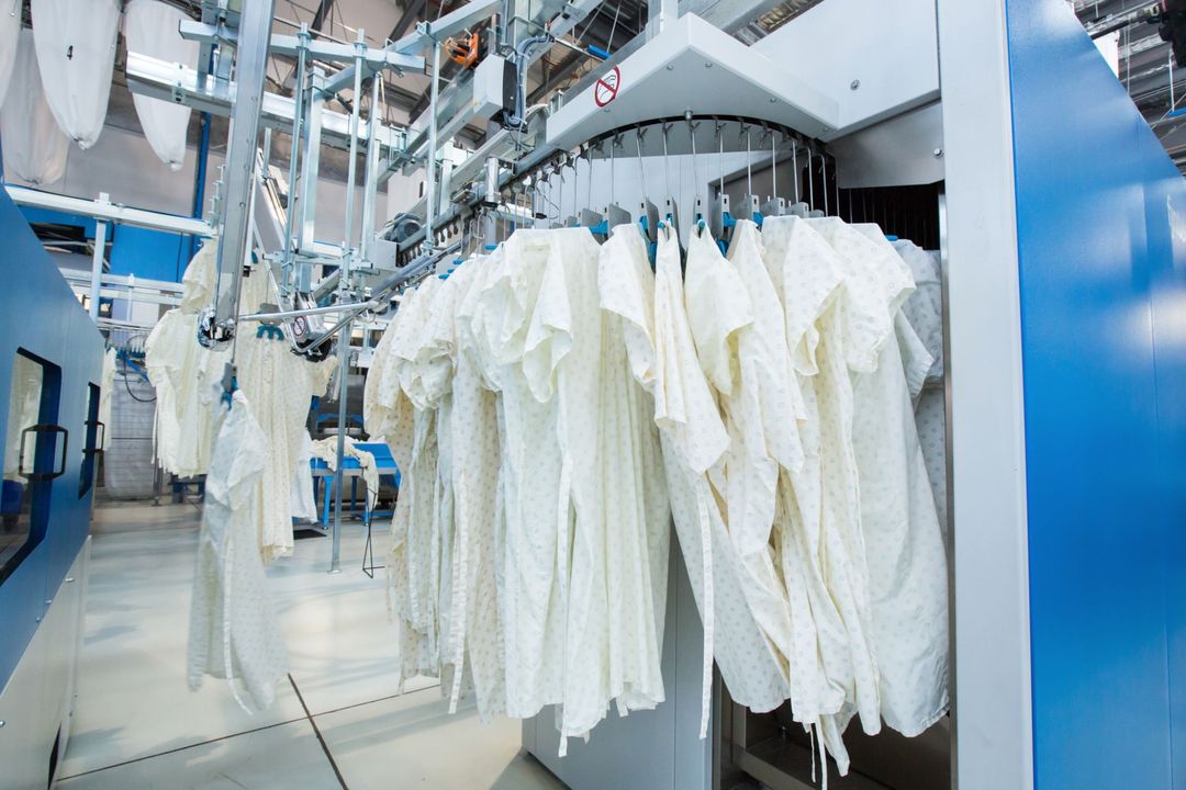 lavaggio industriale di indumenti per comunità