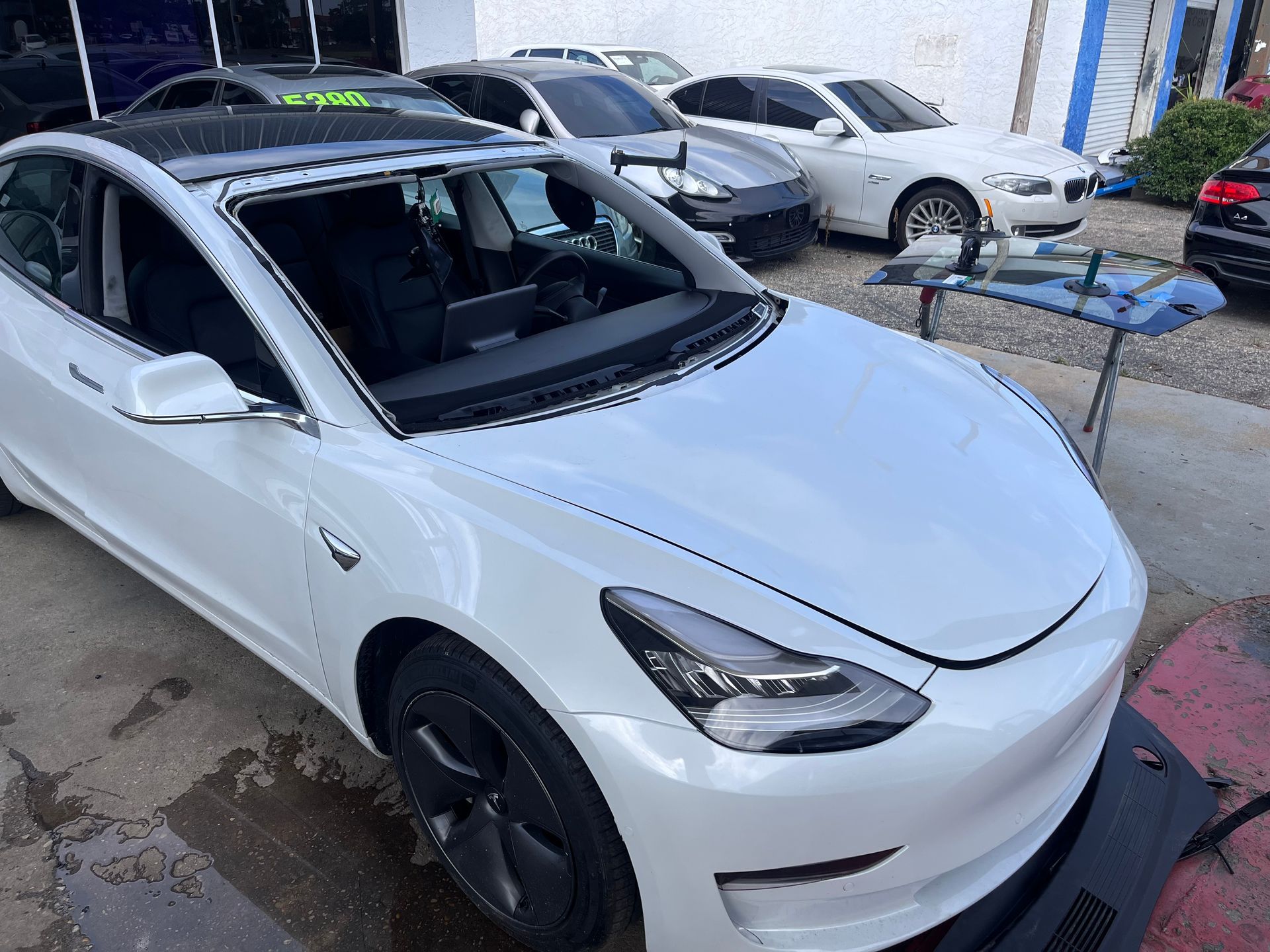 Tesla Auto Glass Repair in Conway, SC