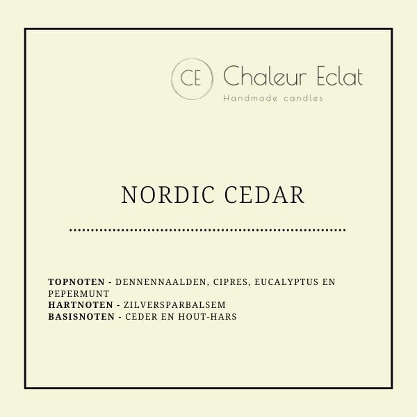 Choclatebar waxmelt geur NORDIC CEDAR