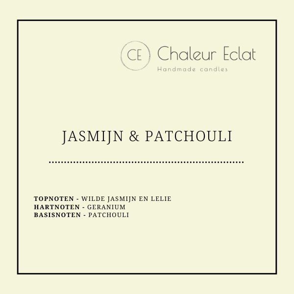 Choclatebar waxmelt geur JASMINE & PATCHOULI