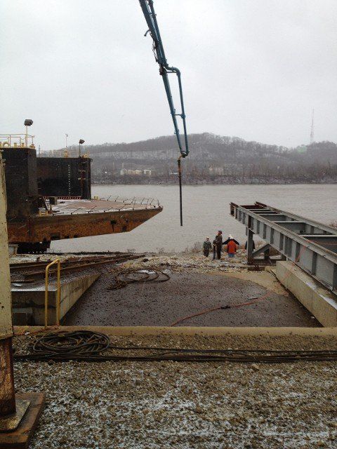 Construction at port - Earthmoving in Chesapeake, Ohio