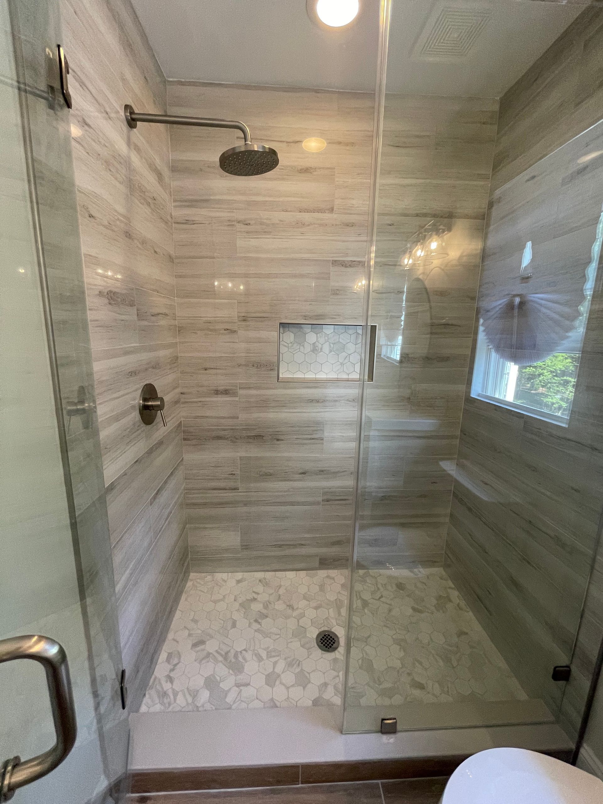 modern shower room