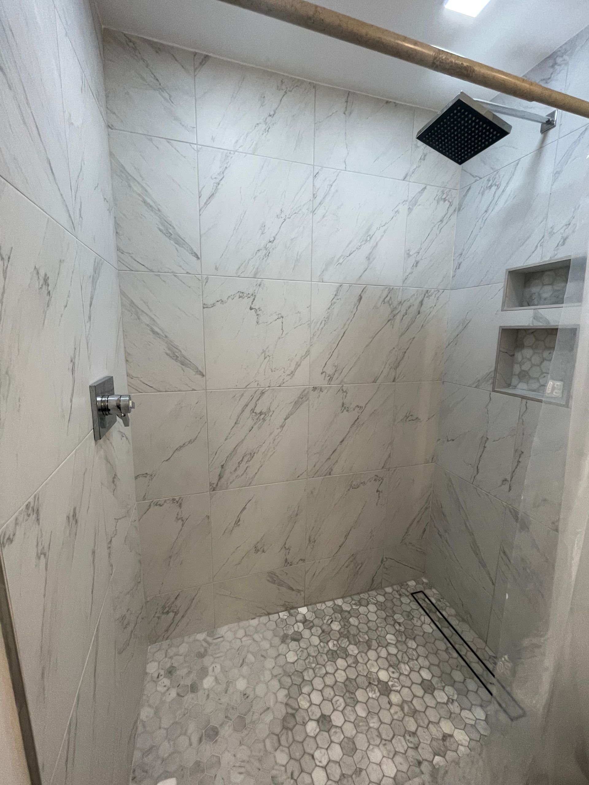 modern shower room