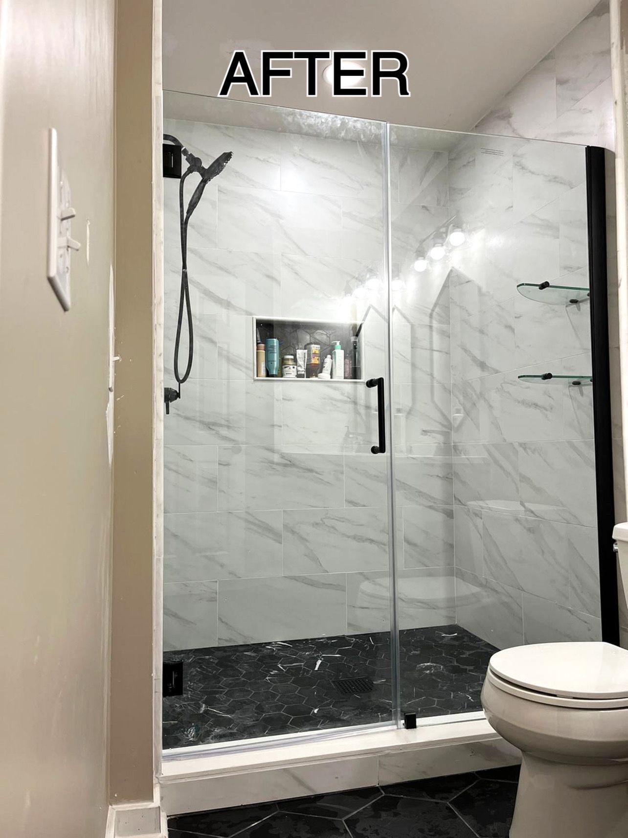 modern shower room