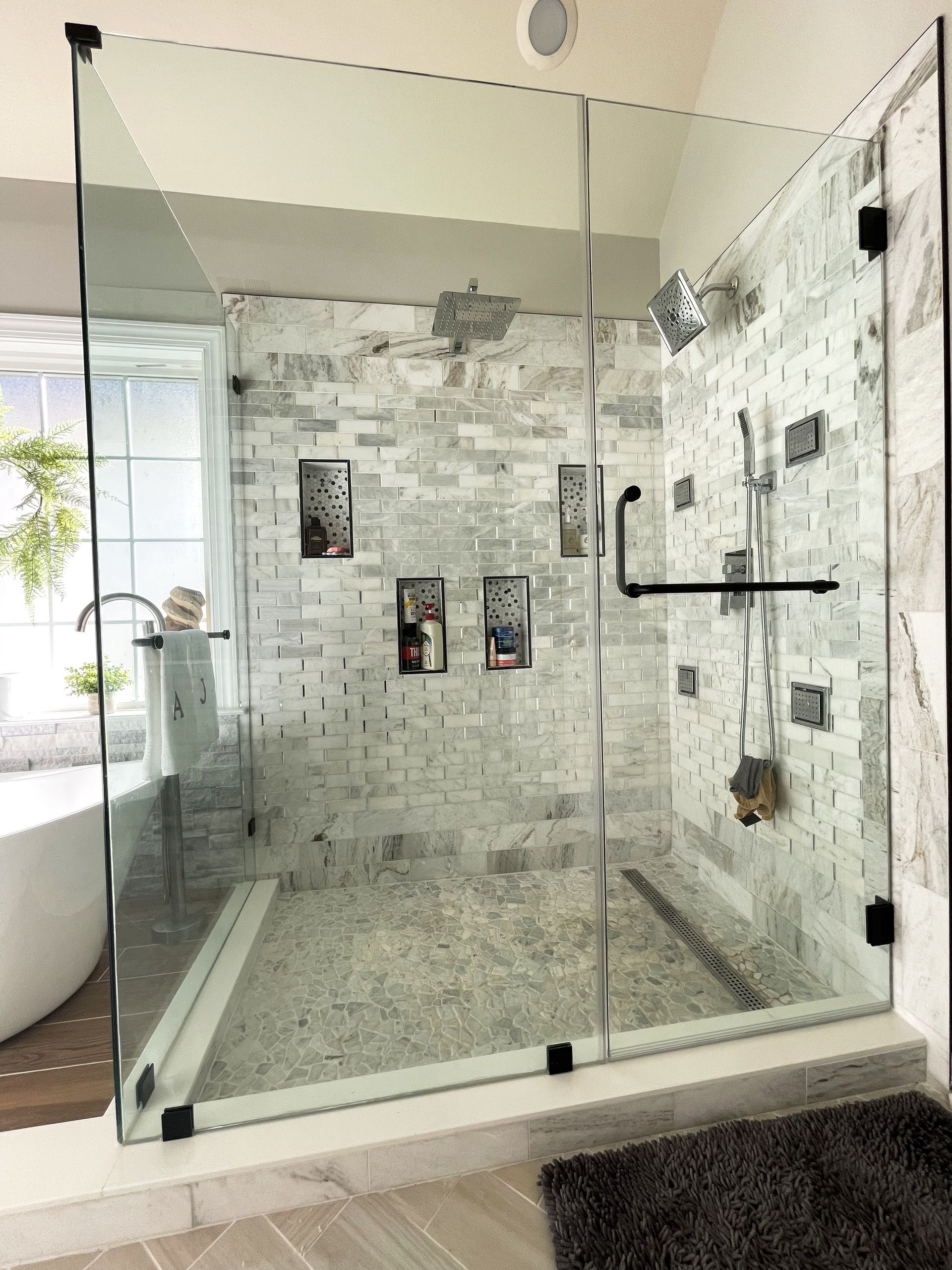 modern shower room