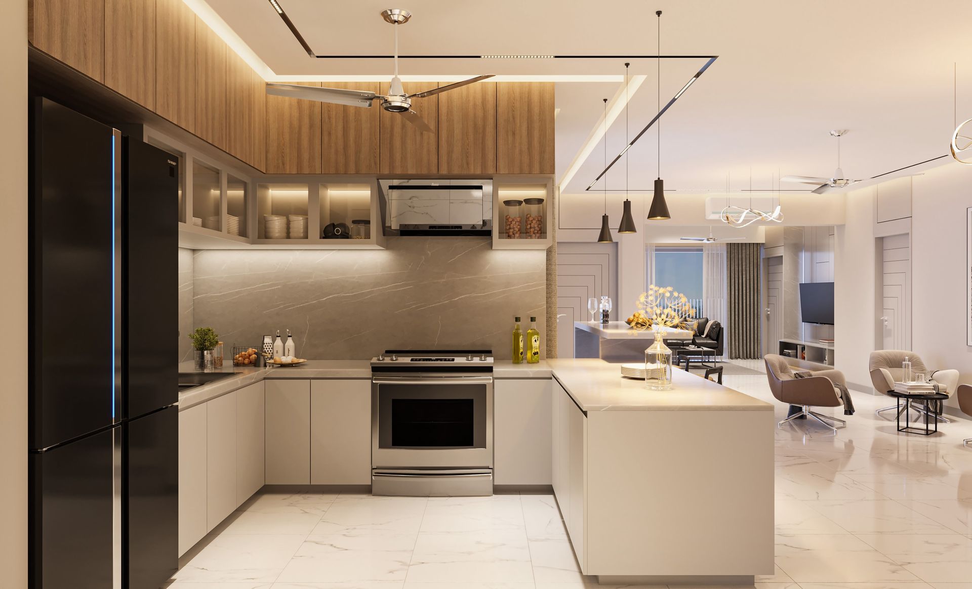 beautiful modern kitchen