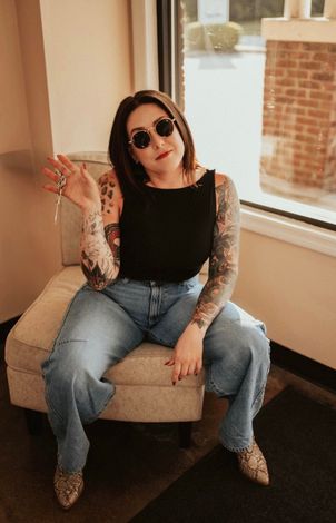 Megan Southard, a hair stylist at Revive Hair Salon in Jacksonville, NC.