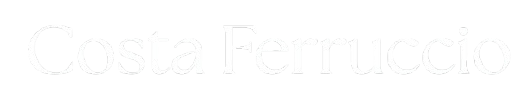Costa Ferruccio in a golden, cursive font.