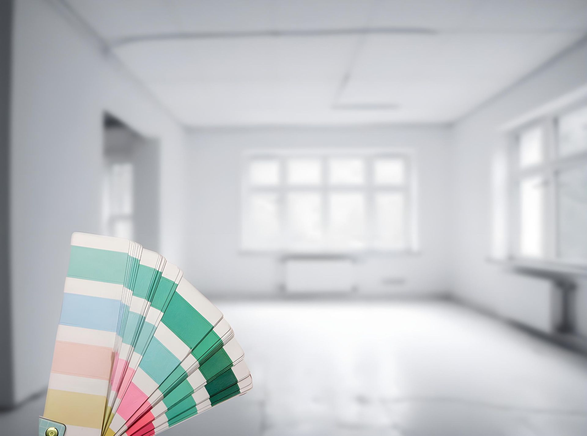 Empty Room With a Palette of Colors — Paint & Decor in Mount Isa City, QLD