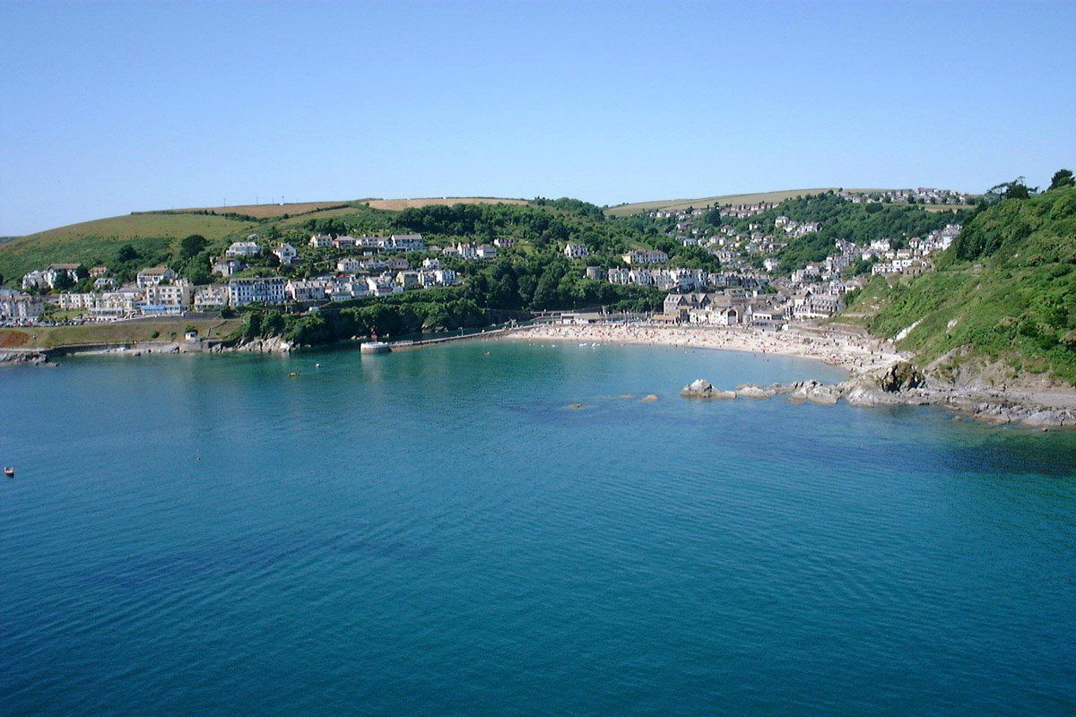 Deep Blue Shore Looe Cornwall - Looe from the Sea