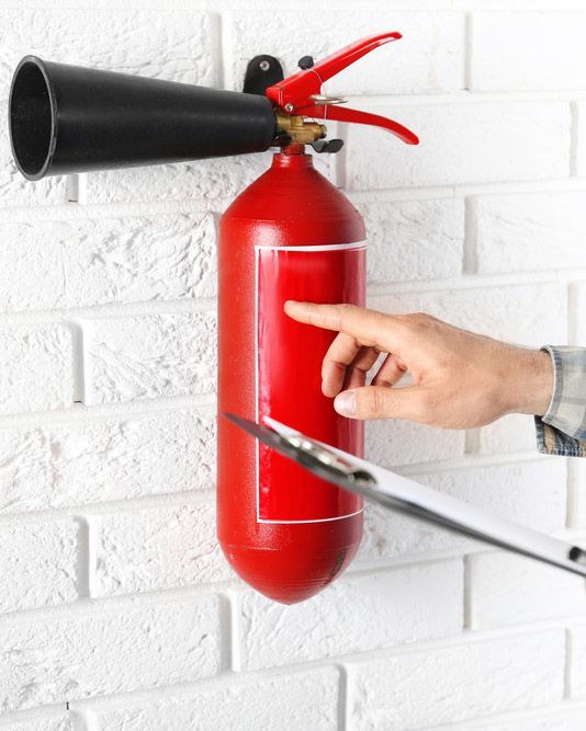 Unlabeled Fire Extinguisher — Fire Safety in Grafton, NSW