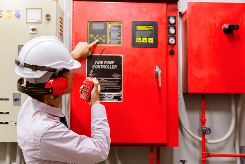 Checking Industrial Fire Control System — Fire Safety in Tamworth, NSW