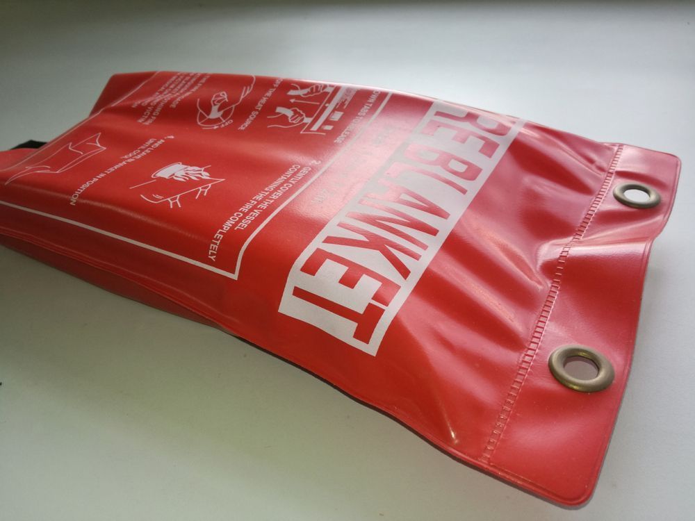 Fire Blanket On Table — Fire Safety in Sydney, NSW
