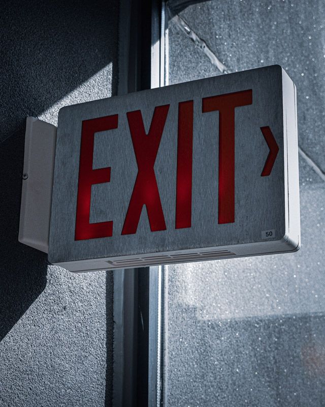 Fire Exit Sign — Fire Safety in Sydney, NSW