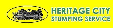 heritage city stumping service logo
