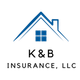 Blue line-art house icon above the black text 