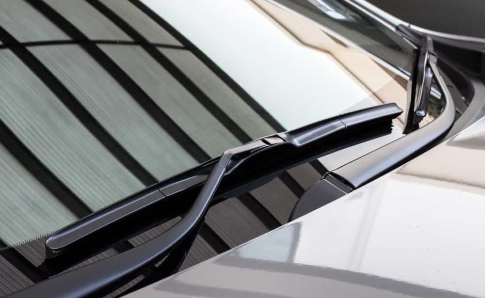 A Close Up of a Windshield Wiper on a Car — Shepparton Radiators & Windscreens in Yarrawonga, VIC