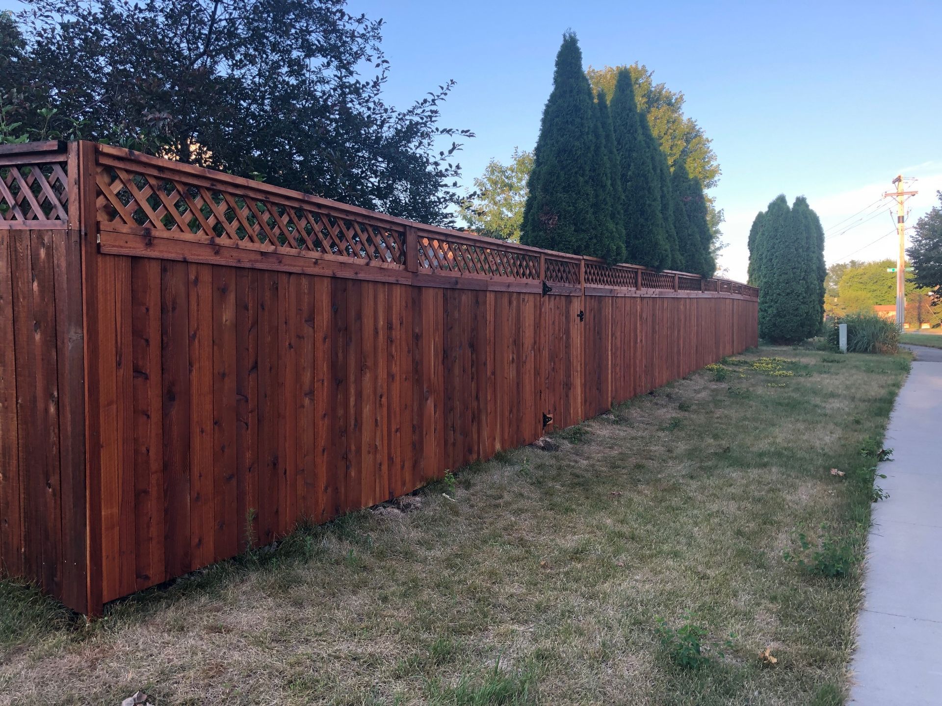 Dark Toned Fence | Cambridge, IA | Huber Fencing LLC