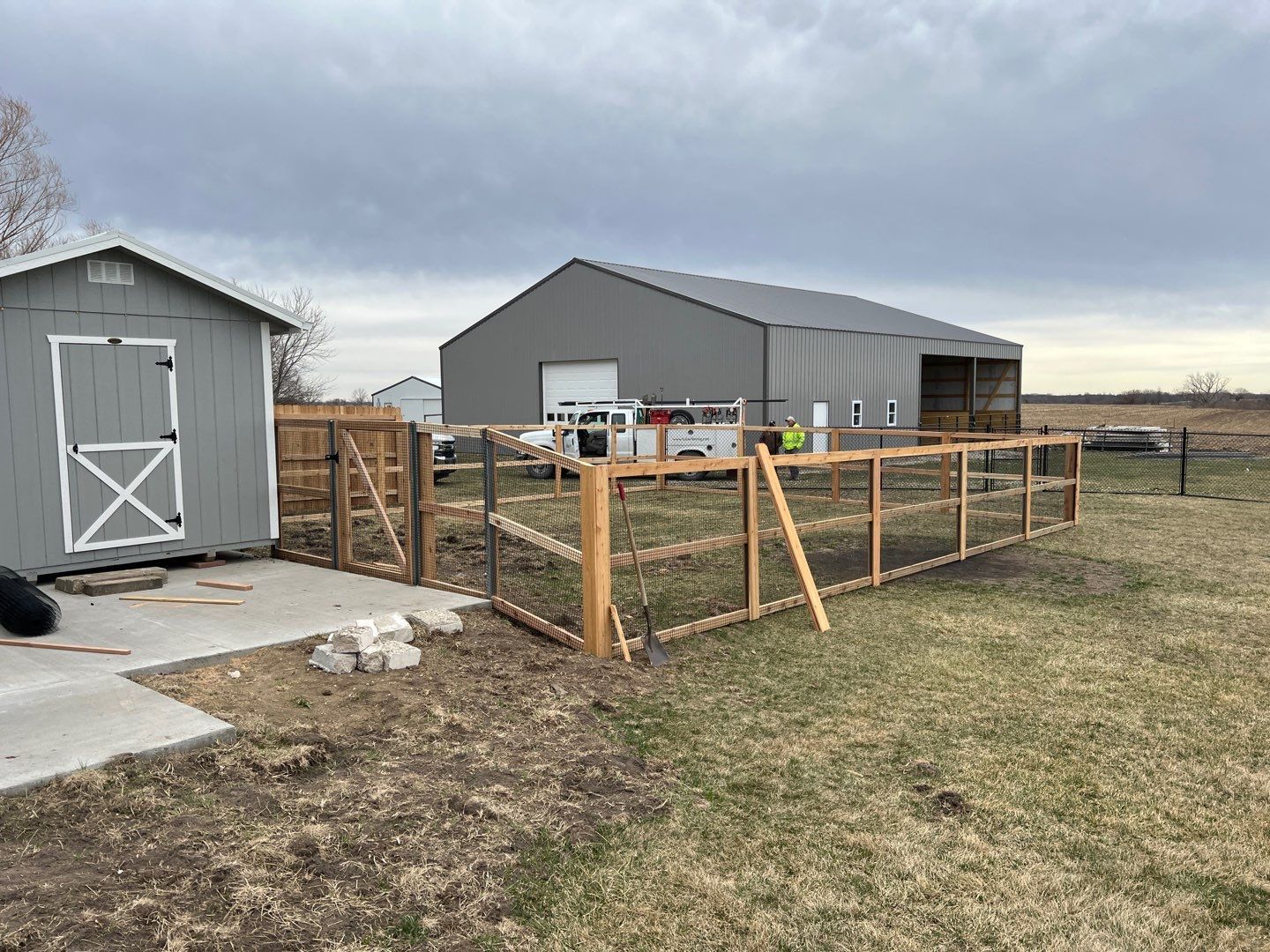 Woven Wire Fence | Cambridge, IA | Huber Fencing LLC