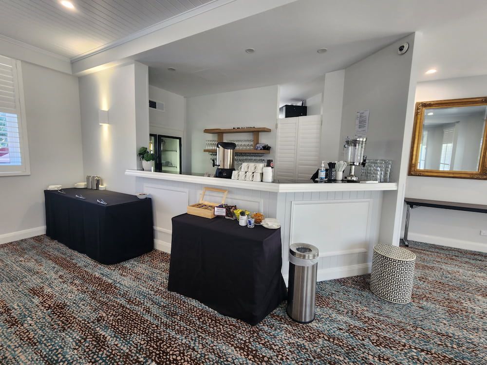 A Room With a Counter and Tables in It — Nick Favot Painting in Bohle, QLD