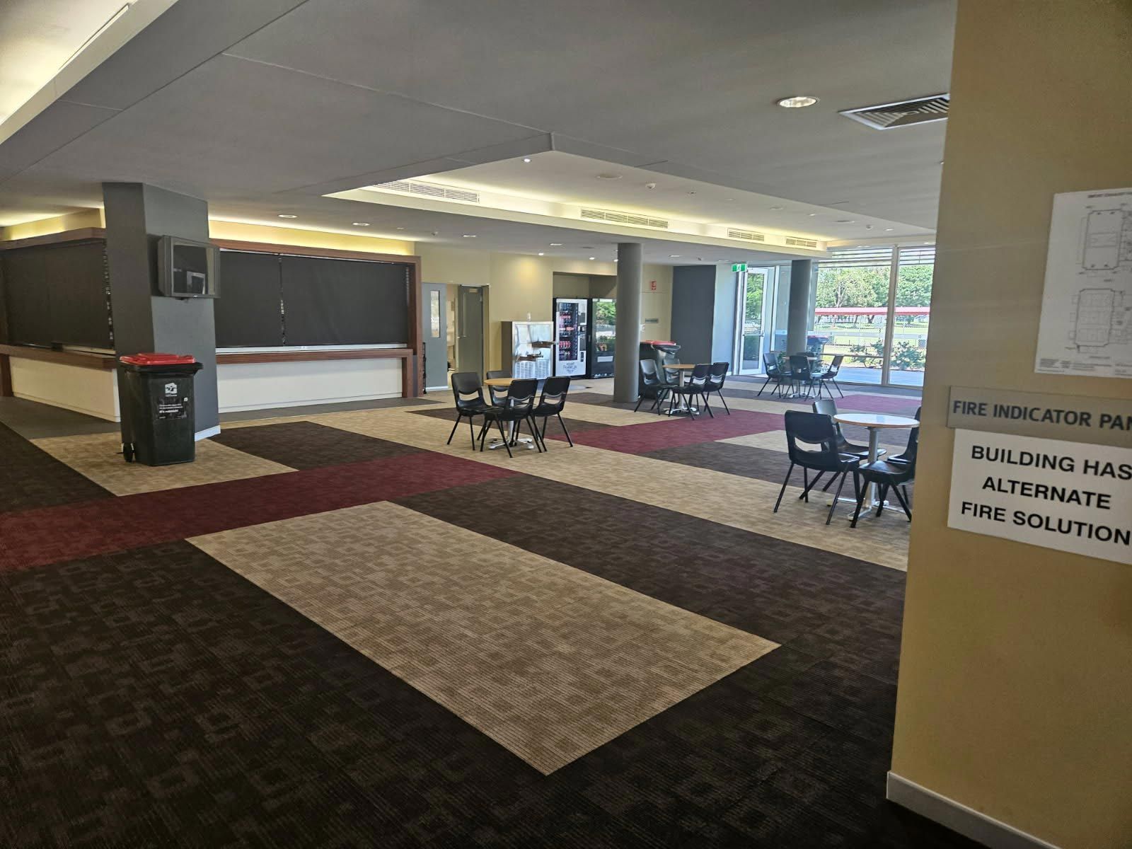 Lobby Area With Patterned Carpet — Nick Favot Painting In Bohle, QLD