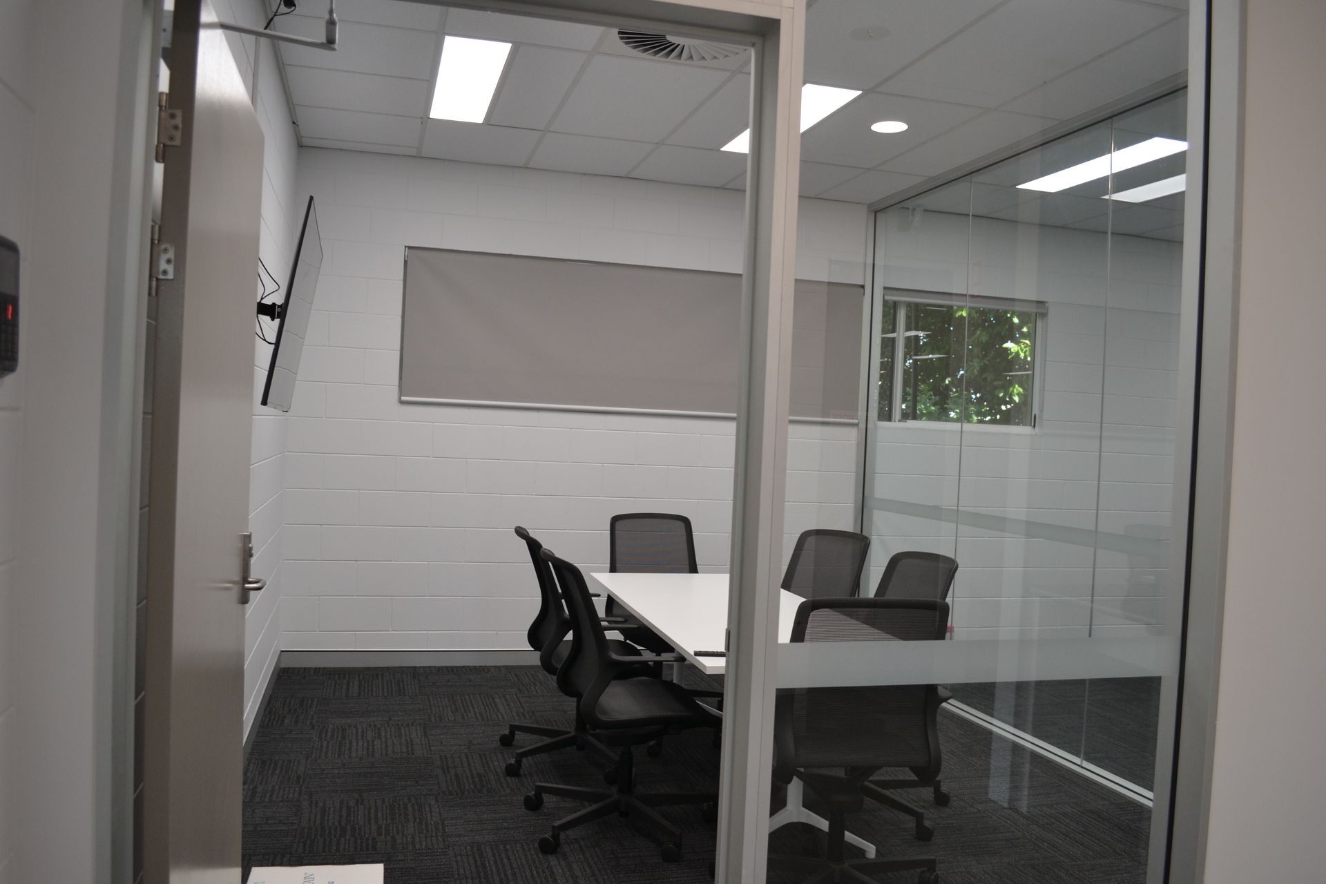 Modern Conference Room With Glass Walls — Nick Favot Painting In Bohle, QLD