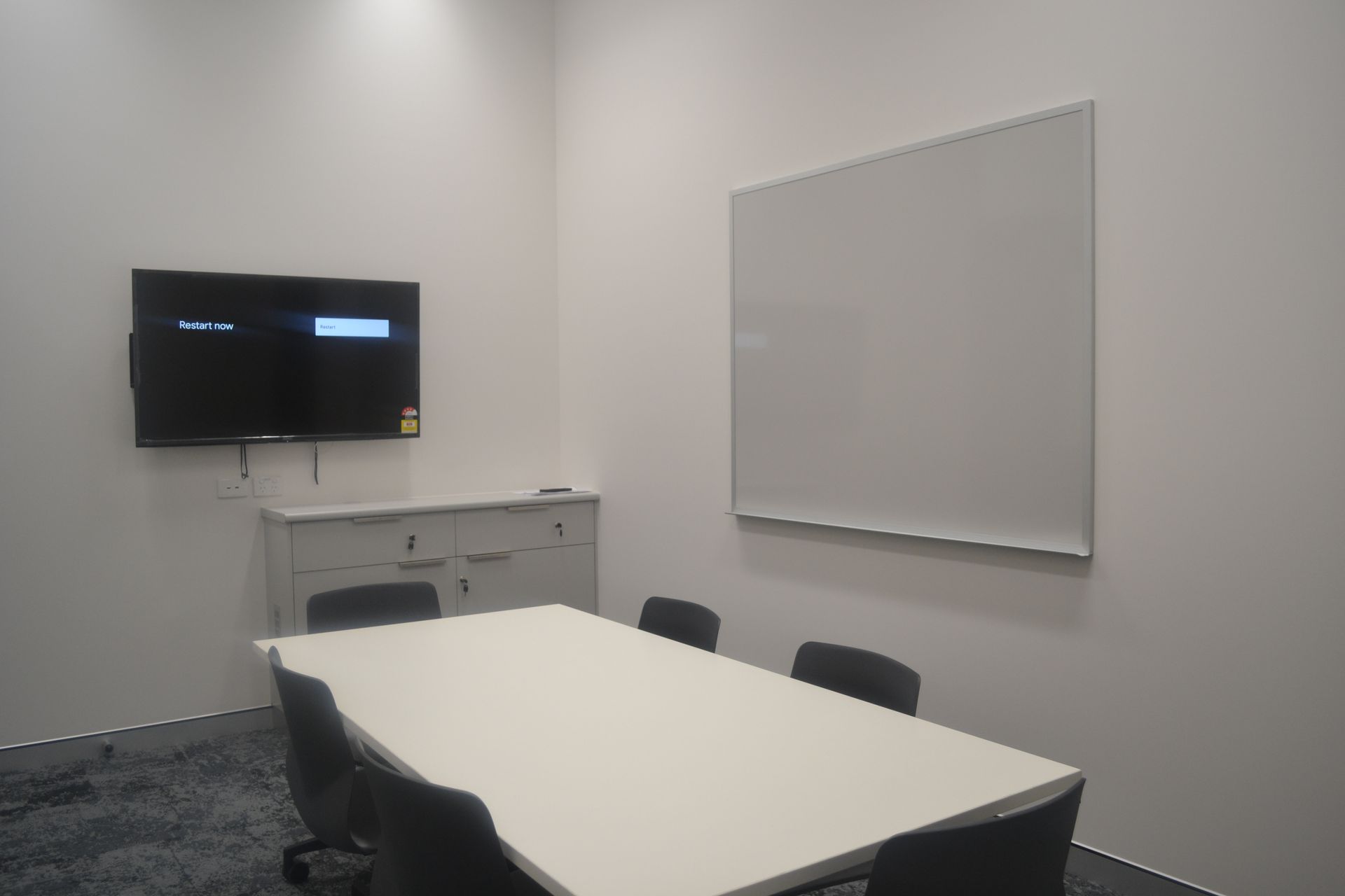 Meeting Room With a White Table — Nick Favot Painting In Bohle, QLD
