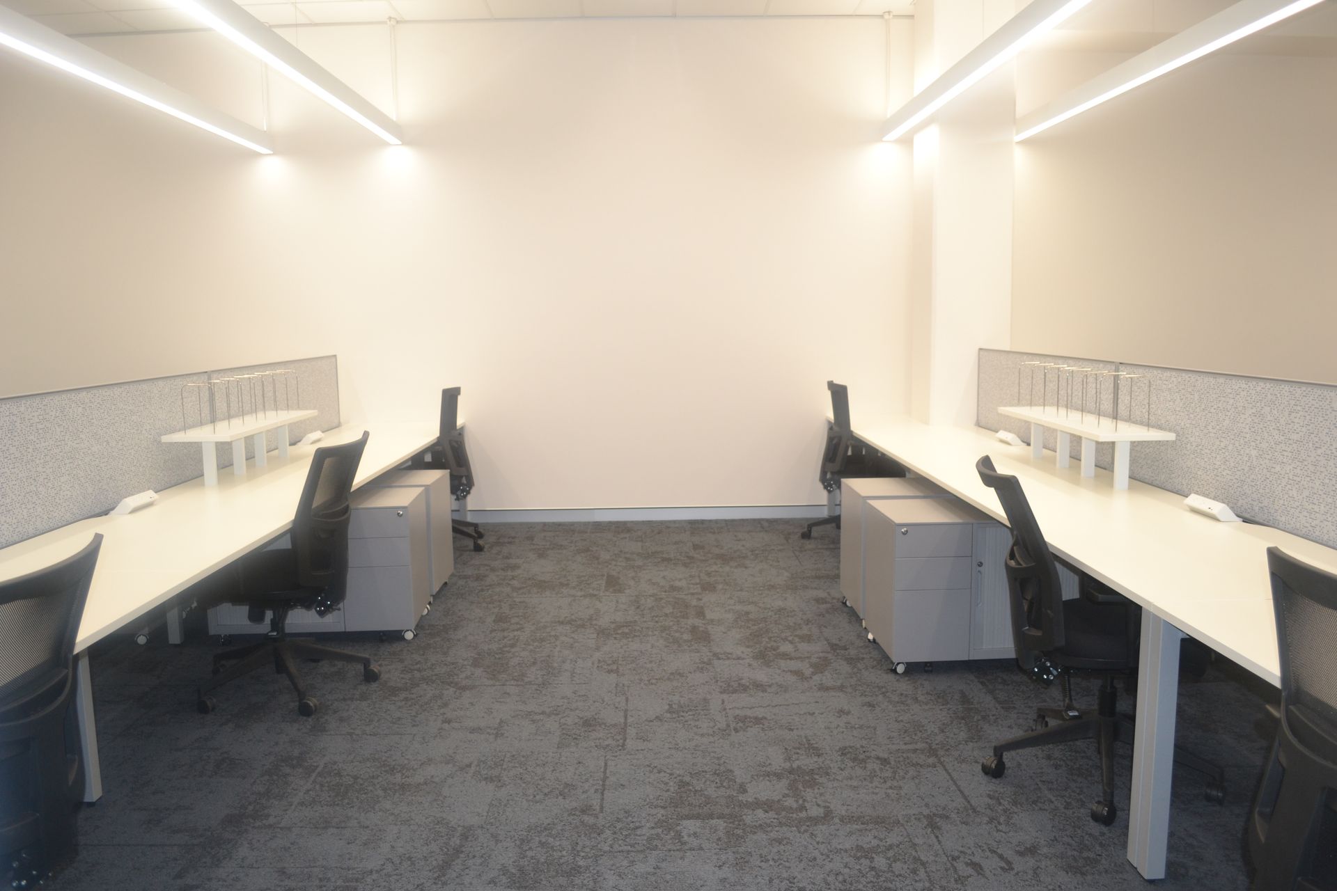 Empty Office Space With Chairs and Desks — Nick Favot Painting In Bohle, QLD