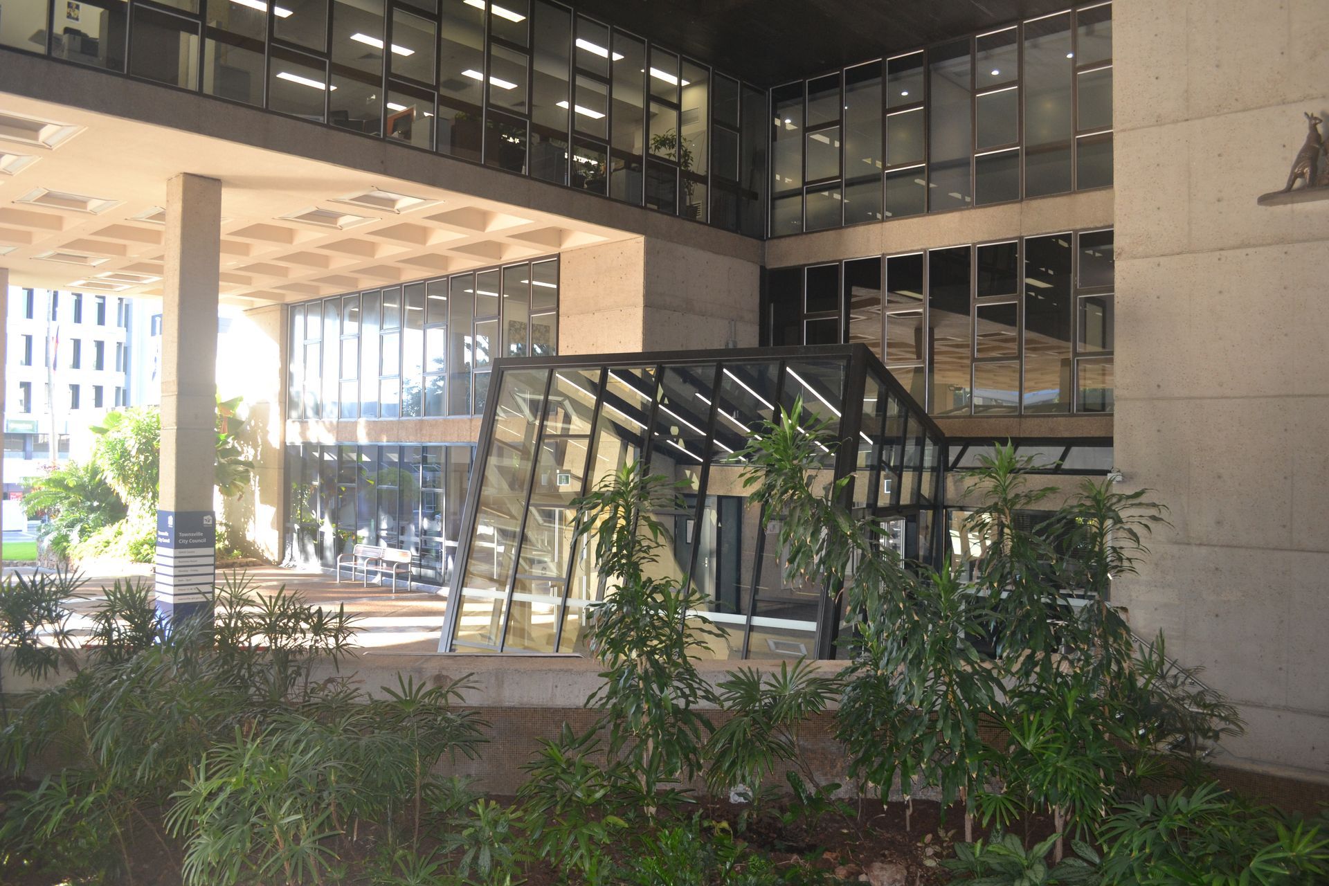Modern Building Interior Surrounded by Greenery — Nick Favot Painting In Bohle, QLD