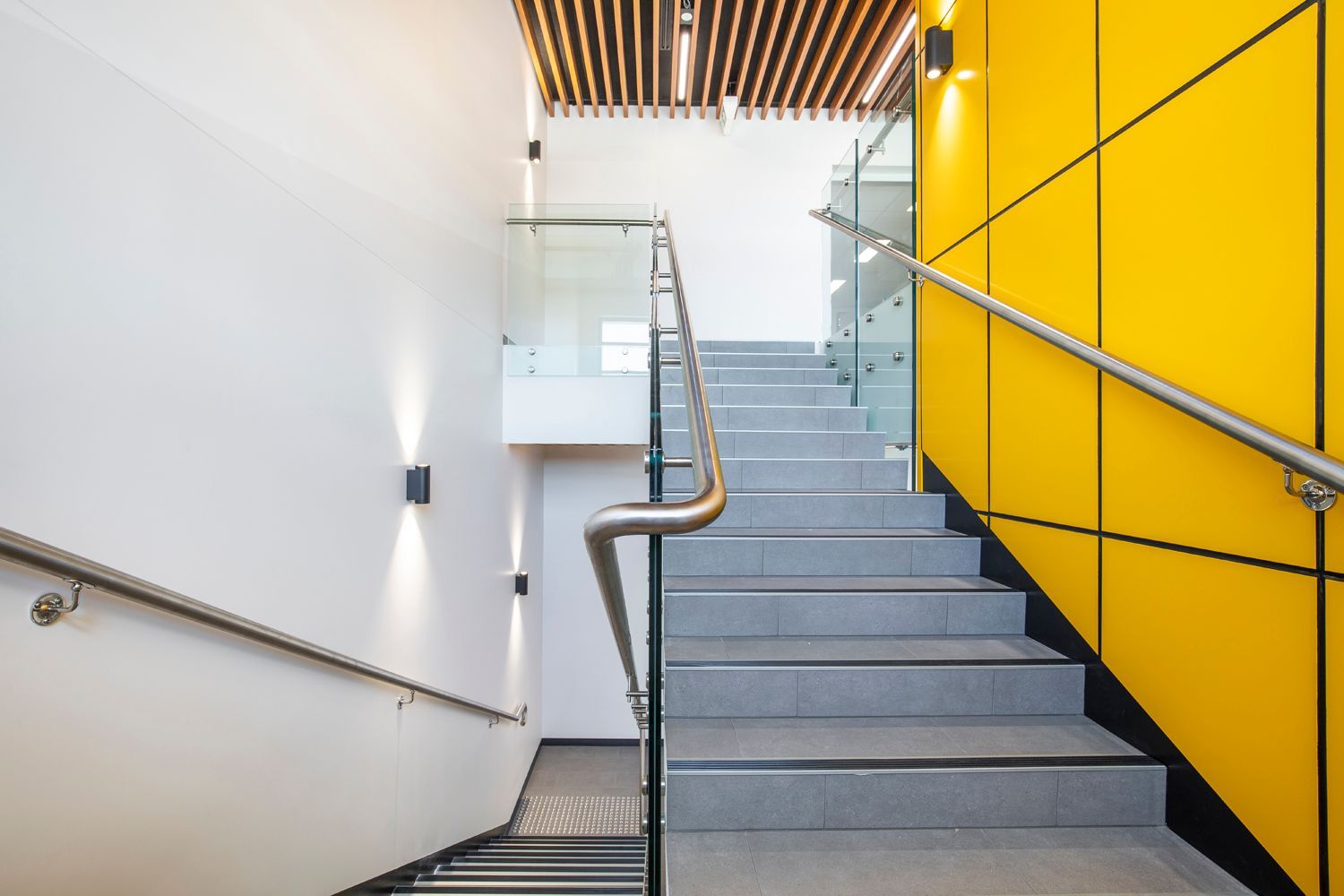 Staircase With Grey Steps — Nick Favot Painting In Bohle, QLD