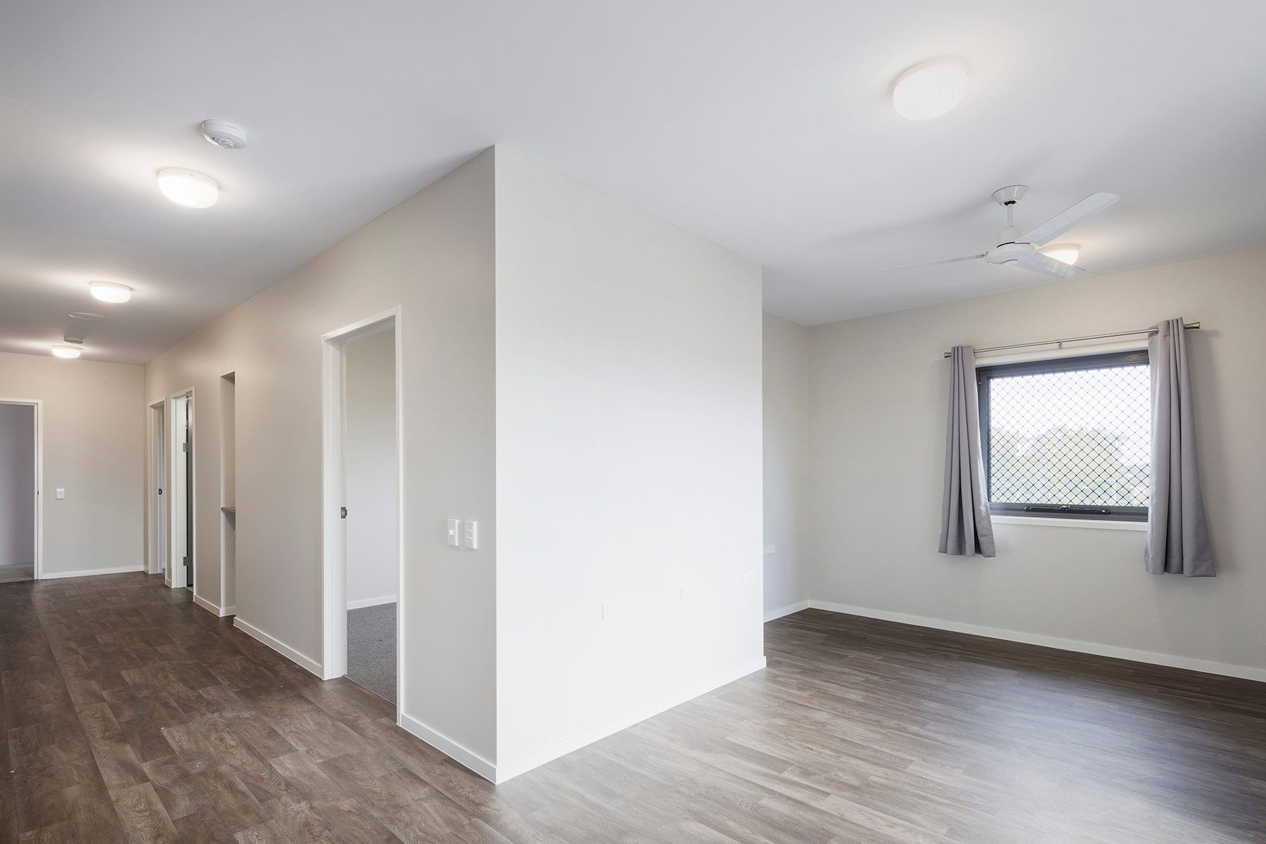 Unfurnished Room With Wooden Floors — Nick Favot Painting In Bohle, QLD