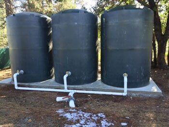 Three Large Water Storage — Water Services in North San Juan, CA