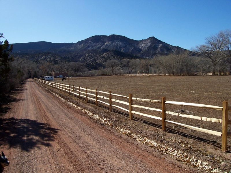 3 rail split rail in Abiquiu