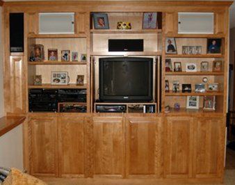Cabinet Design — Maple Antique Wood Cabinet in Bristol, CT