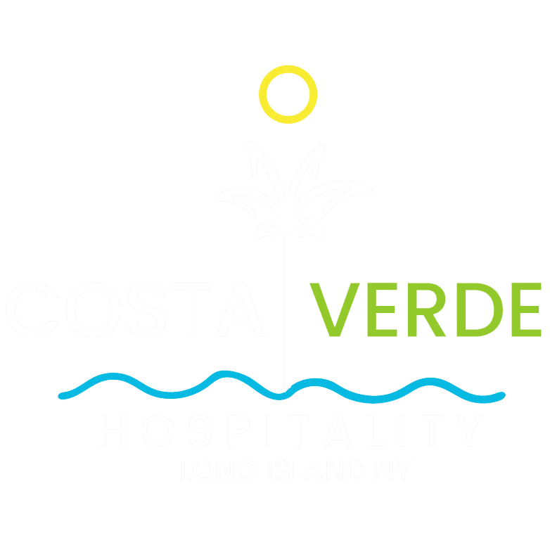 A logo for a company called verde with a sun and waves
