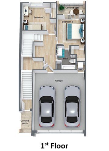 Floor Plan B, 1st Floor