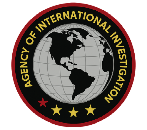 A logo for the agency of international investigation