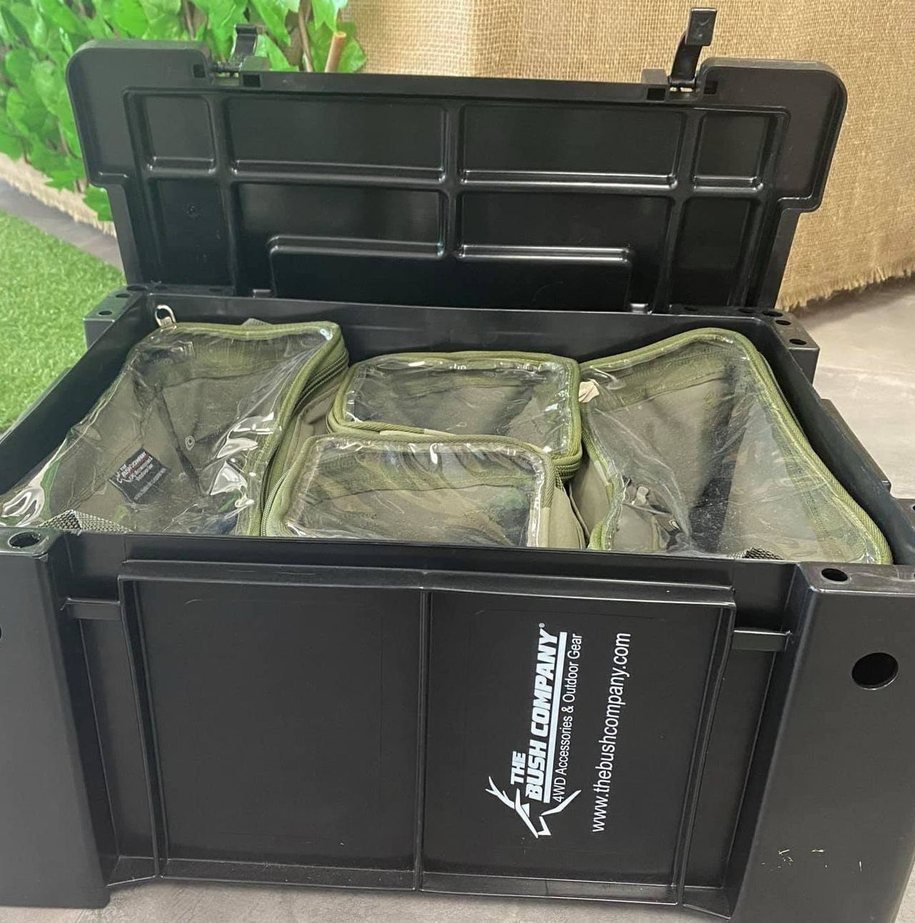 A Black Box With the Lid Open is Filled With Bags — Westlakes 4x4 Centre in Cessnock, NSW