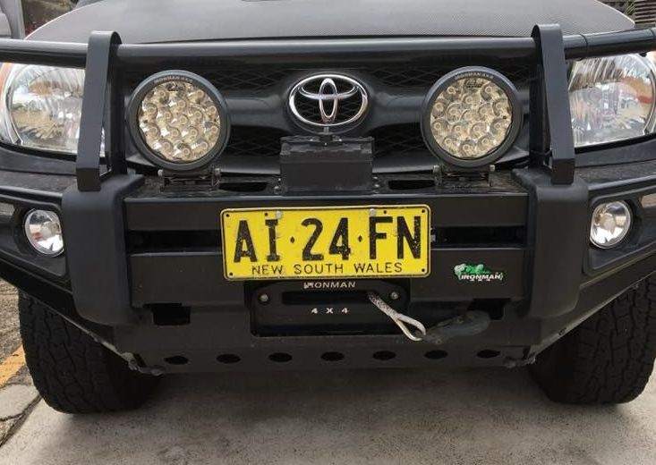 A Black Toyota With a License Plate That Says Ai 24 Fn — Westlakes 4x4 Centre in Singleton, NSW