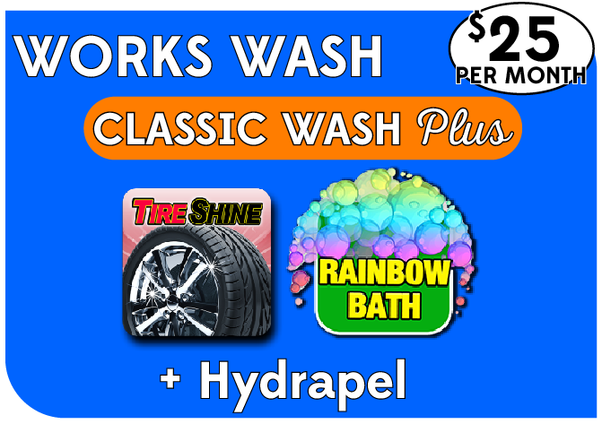 THE WORKS UNLIMITED WASH PLAN $25