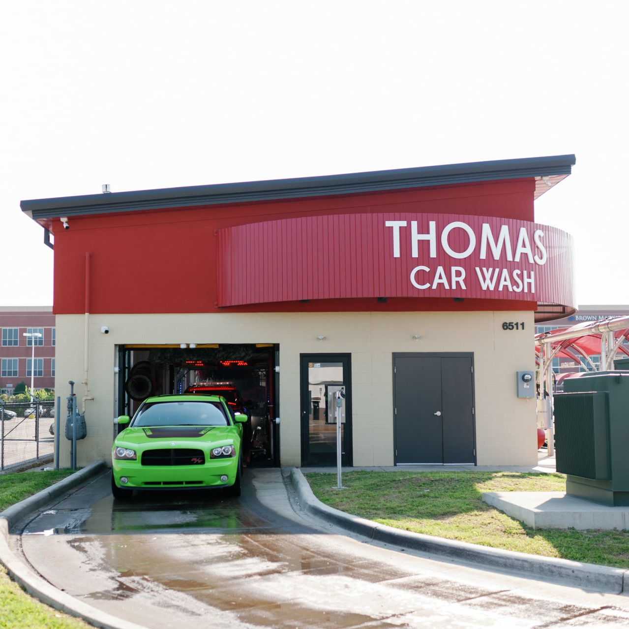 Thomas Car Wash Preston Hwy North exterior express car wash