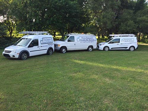 Sewer and Drain Contractor — Three White Car in Wichita, KS