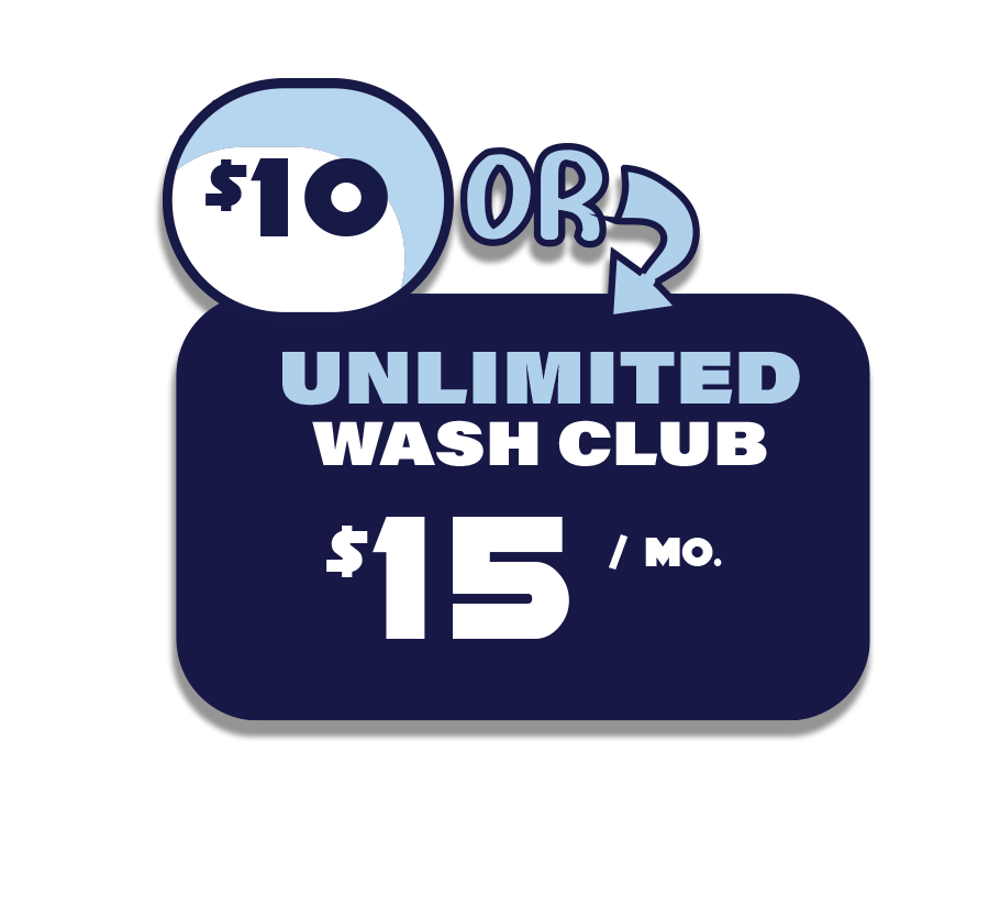 Get the BEST wash at Scrubs Express Carwash!