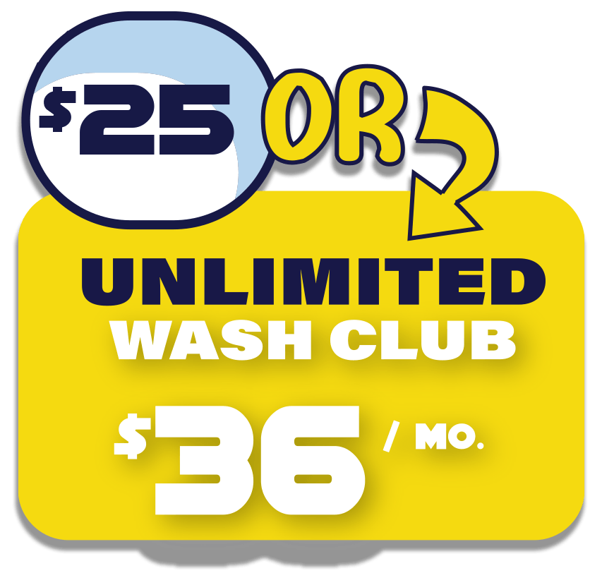 Wash Menu Scrubs Express Carwash